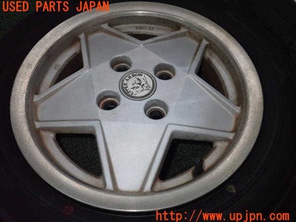 3UPJ=9236630901]ビート(PP1)前期 UPPER ARROW アッパーアロー タイヤホイール 13×5JJ +30 PCD100 4穴 2本 中古_2