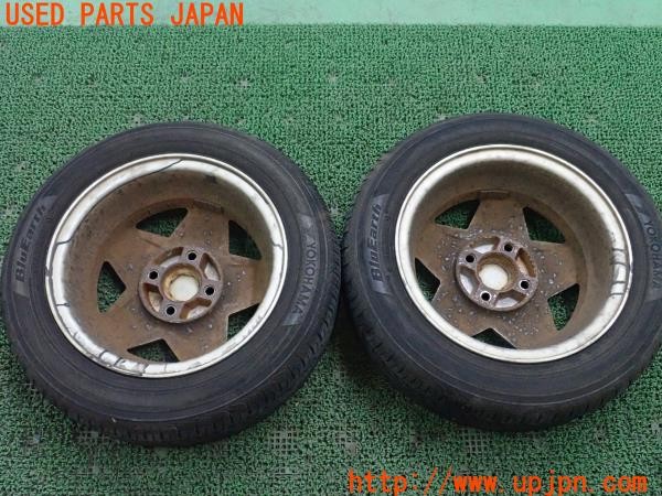 3UPJ=9236630901]ビート(PP1)前期 UPPER ARROW アッパーアロー タイヤホイール 13×5JJ +30 PCD100 4穴 2本 中古_4