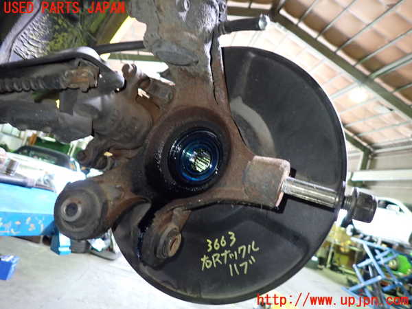 1UPJ-9236634300]ビート(PP1)右リアナックルハブ 中古_2