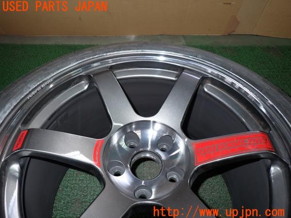 3UPJ=9236640961]レクサス RC F(USC10)RAYS レイズ VR TE37SAGA SL タイヤホイール 18×10.5J +22 PCD114.3 5穴 1本 難あり 中古_3