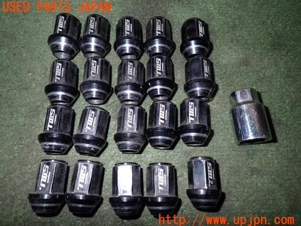 3UPJ=9236640968]レクサス RC F(USC10)TWS ホイールナット ロックナット4個・ソケット付き M12×P1.5 1台分 中古_2