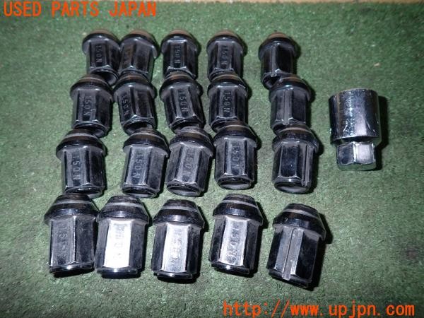 3UPJ=9236640968]レクサス RC F(USC10)TWS ホイールナット ロックナット4個・ソケット付き M12×P1.5 1台分 中古_3