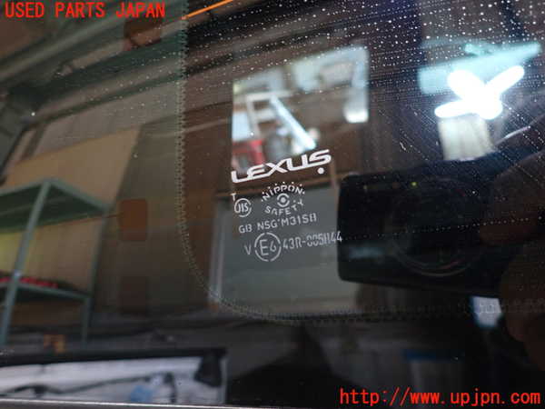 1UPJ-9236641382]レクサス・RC F(USC10)左クォーターガラス NSG M31S8 中古_2