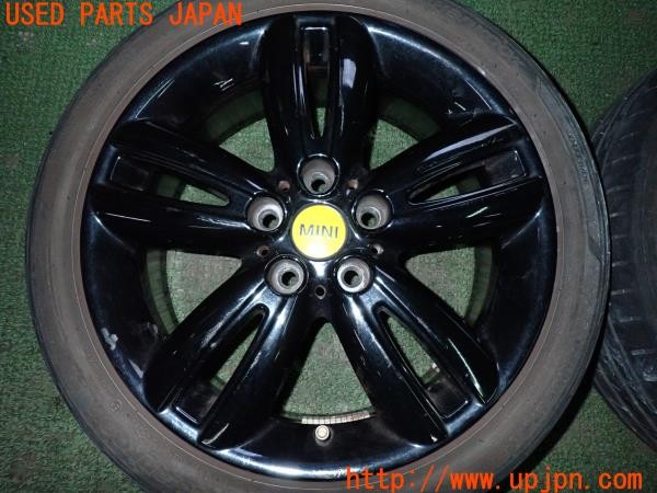 3UPJ=9236650962]BMW ミニ クーパーS ジョンクーパーワークストリム(XR20MW F56)LCI2 純正 6866366 ホイール 17×7J +54 PCD112 5穴 2本 中古_2