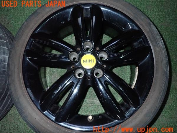 3UPJ=9236650962]BMW ミニ クーパーS ジョンクーパーワークストリム(XR20MW F56)LCI2 純正 6866366 ホイール 17×7J +54 PCD112 5穴 2本 中古_3