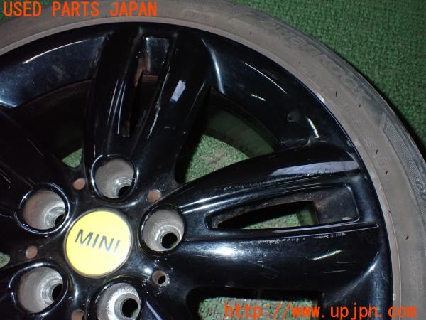 3UPJ=9236650962]BMW ミニ クーパーS ジョンクーパーワークストリム(XR20MW F56)LCI2 純正 6866366 ホイール 17×7J +54 PCD112 5穴 2本 中古_4