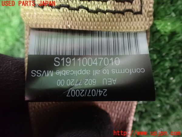 2UPJ-9236687075]BMW 525i(NU25)(E60)助手席シートベルト 中古_3