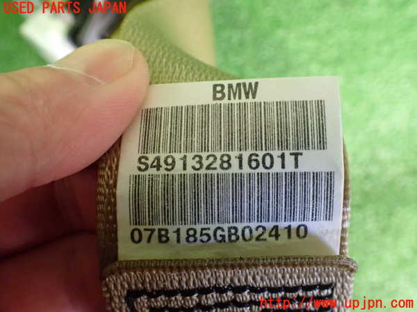 2UPJ-9236687185]BMW 525i(NU25)(E60)左2列目シートベルト 中古_4