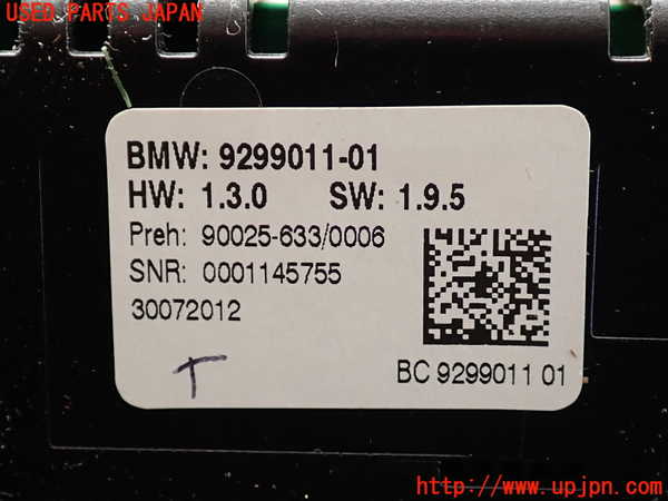 2UPJ-9236706066]BMW 523d ツーリング F11(MX20)エアコンスイッチ1 中古_4