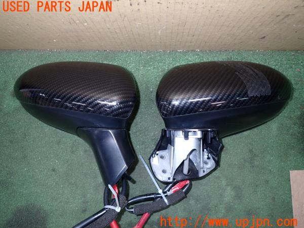 3UPJ=9236710036]GR86 RZ(ZN8 B型)純正 ドアミラー 社外 カーボン調カバー付き 中古_3