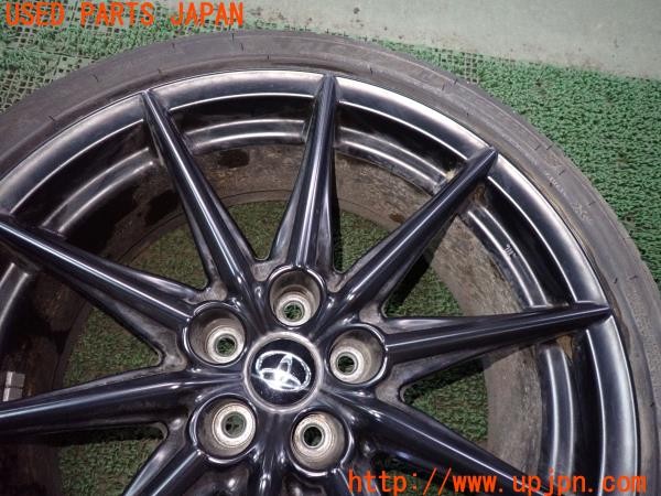 3UPJ=9236710961]GR86 RZ(ZN8 B型)純正 ホイール 18×7.5J +48 PCD100 5穴 1本 中古_4