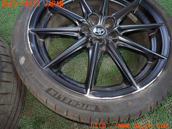 3UPJ=9236710962]GR86 RZ(ZN8 B型)純正 ホイール 18×7.5J +48 PCD100 5穴 2本 難あり 中古_2