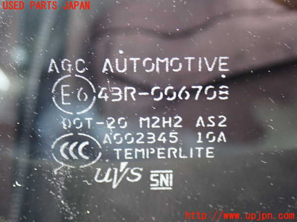 2UPJ-9236711382]GR86(BRZ)(ZN8)左クォーターガラス 中古(43R-06708 M2H2)_2