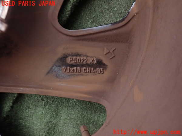 2UPJ-9236729044]DSオートモビルズ・DS 3(DS3 クロスバック)(D34HN05)タイヤ　ホイール　1本④ 215/55R18 中古_5