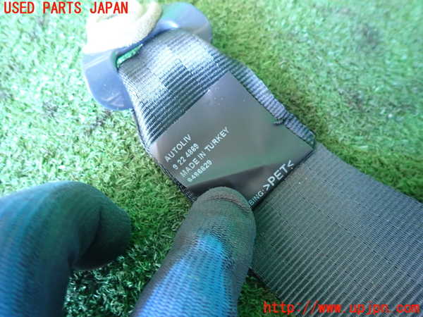 2UPJ-9236737155]DSオートモビルズ・DS 3(DS3 クロスバック)(D34HN05)右2列目シートベルト 中古_2