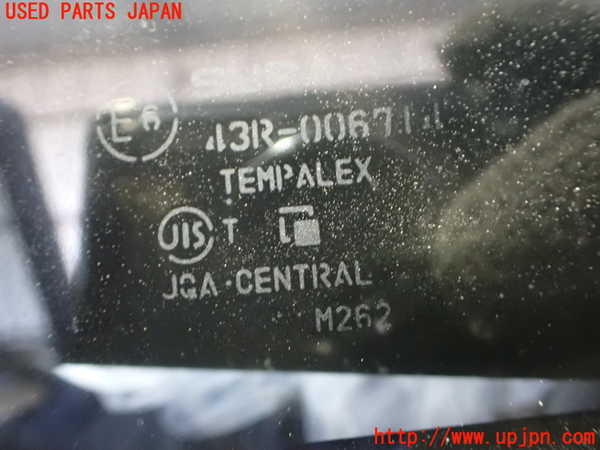 2UPJ-9236741382]インプレッサ WRX-STi(GVF)左クォーターガラス 中古 CENTRAL M262 43R-006714_2
