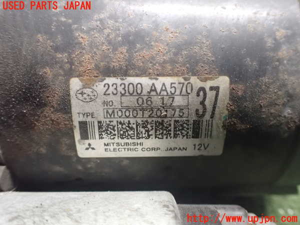 2UPJ-9236746010]インプレッサ WRX-STi(GVF)セルモーター 中古_3