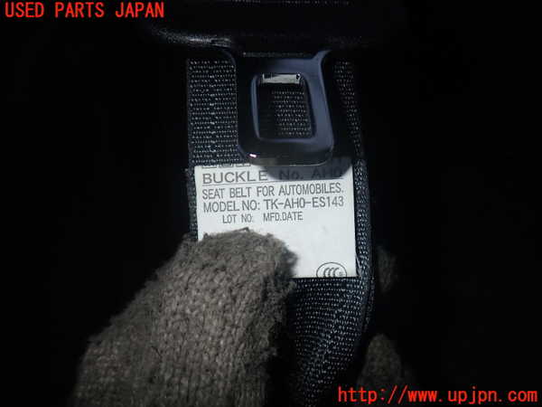 2UPJ-9236747155]インプレッサ WRX-STi(GVF)右2列目シートベルト 中古_2