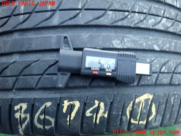 2UPJ-9236749041]インプレッサ WRX-STi(GVF)タイヤ　ホイール　1本① 245/40R18 中古_4