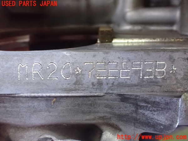 2UPJ-9236762010]エクストレイル ハイブリッド(HNT32)エンジン MR20DD 4WD ジャンク_3