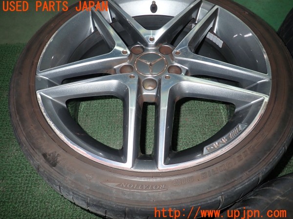 3UPJ=9236810919]ベンツ AMG CLA45 4MATIC(117352 C117)純正 タイヤホイール 18×8J +48 PCD112 5穴 4本 中古_3