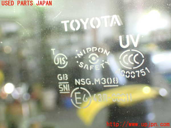 1UPJ-9236821200]アルファード(AGH30W)右フロント三角窓ガラス 中古 NSG M3O8 43R-00011_2