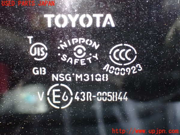 1UPJ-9236821382]アルファード(AGH30W)左クォーターガラス 中古 NSG M31Q8 43R-005844_2
