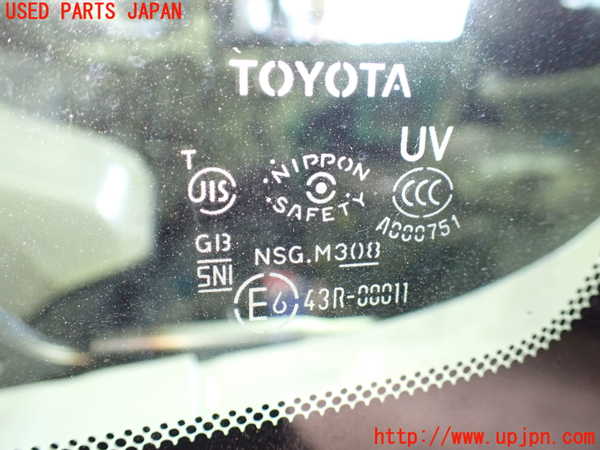 1UPJ-9236821202]アルファード(AGH30W)左フロント三角窓ガラス 中古 NSG M3O8 43R-00011_2