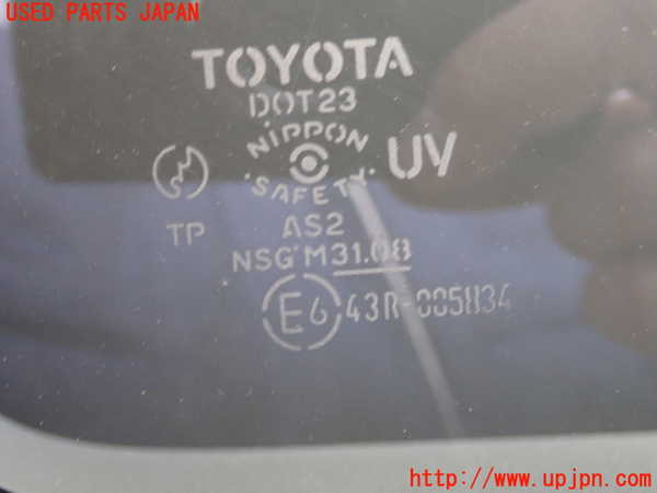 2UPJ-9236831382]セリカ(ZZT231)左クォーターガラス (43R-005834) 中古_3