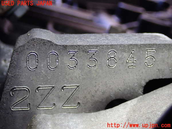 2UPJ-9236832010]セリカ(ZZT231)エンジン 2ZZ-GE (1番:1.60/2番:1.50/3番:1.55/4番:1.50) 中古_5