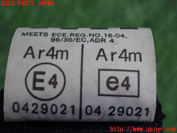 2UPJ-9236837155]セリカ(ZZT231)右2列目シートベルト 中古_3