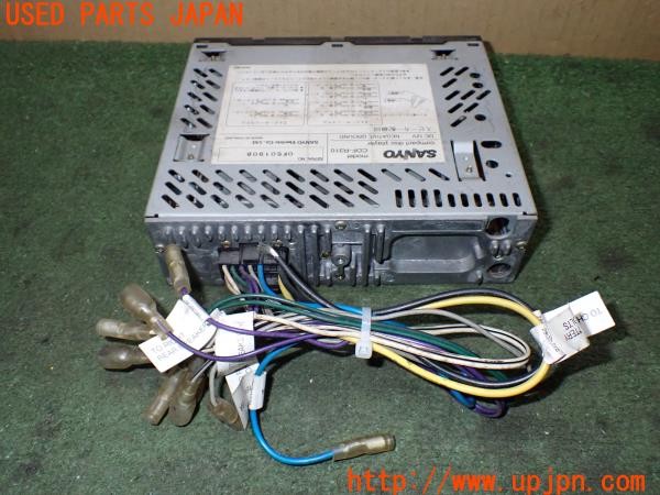 3UPJ=9236850518]三菱 ジープ キャンバストップ(J55)SANYO サンヨー CDF-R310 CDプレーヤー 1DIN ジャンク_3