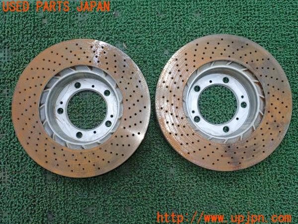 3UPJ=9236900305]ポルシェ ボクスター(987MA120)DIXCEL ディクセル 1521069-HCGM フロントディスクローター ブレーキ 中古_2