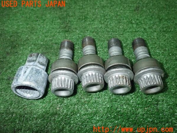 3UPJ=9236900968]ポルシェ ボクスター(987MA120)純正 M14×P1.5 ホイールロックボルト 中古_2