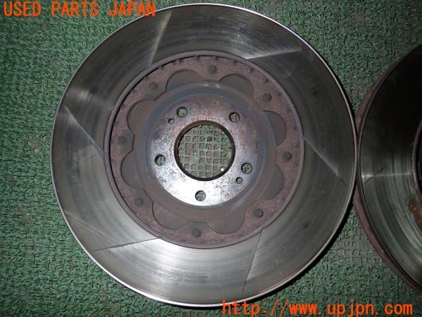 3UPJ=9236910305]ランサーエボリューションX GSR(CZ4A)社外 フロントディスクローター 2ピース スリット 中古_4