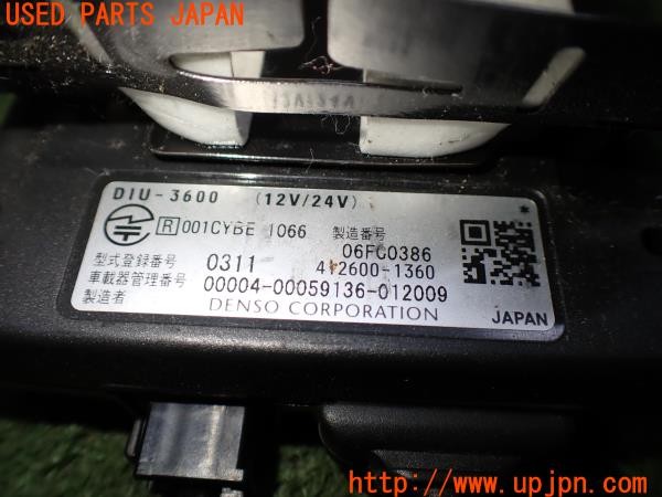 3UPJ=9236910503]ランサーエボリューションX GSR(CZ4A)DENSO デンソー DIU-3600 ETC車載器 HONDA ACCESS 中古_5