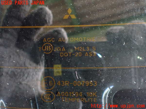 2UPJ-9236911560]ランエボ10(CZ4A)リアガラス 中古(43R-007953 M2L3)_2