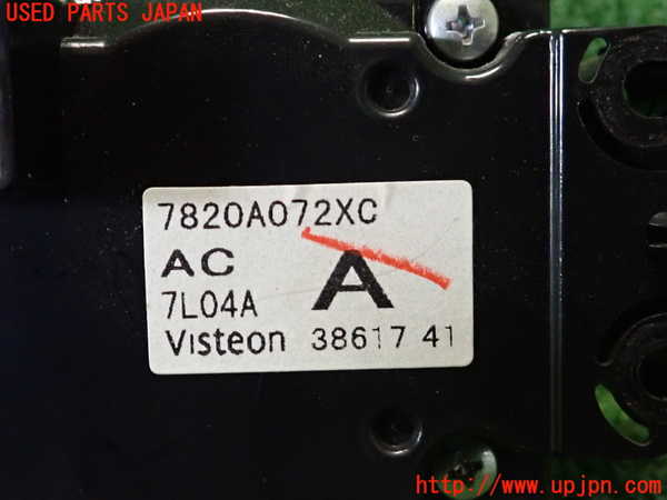 2UPJ-9236916066]ランエボ10(CZ4A)エアコンスイッチ1 中古_3