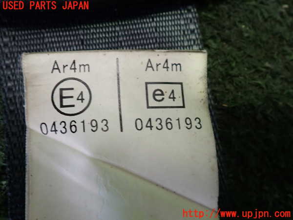 2UPJ-9236917155]ランエボ10(CZ4A)右2列目シートベルト 中古_4