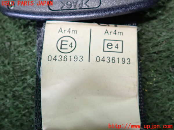 2UPJ-9236917185]ランエボ10(CZ4A)左2列目シートベルト 中古_4