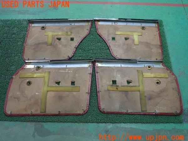 3UPJ=9236920637]グロリア スーパー6 タテグロ(PA30)前期 張替品 ドア内張り 希少 旧車 ヴィンテージ 4点セット 中古_5