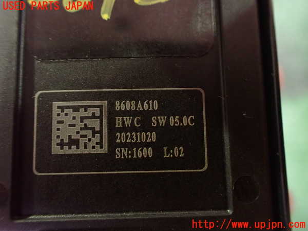 2UPJ-9236936240]アウトランダーPHEV(GN0W)右前パワーウィンドウスイッチ 中古_3