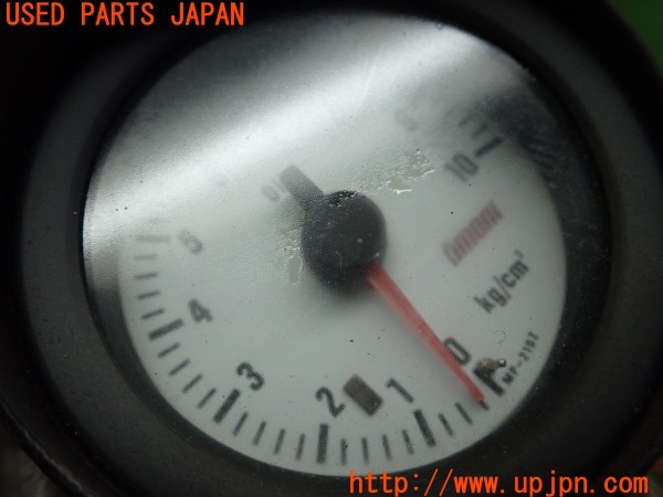 3UPJ=9236940500]ランエボ4 GSR(CN9A)OMORI 大森 追加メーター 3連 水温 油温 油圧 60φ 機械式 中古_5