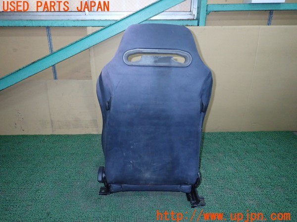 3UPJ=9236940644]ランエボ4 GSR(CN9A)純正 RECARO レカロ 助手席 セミバケットシート レール付き 中古_4