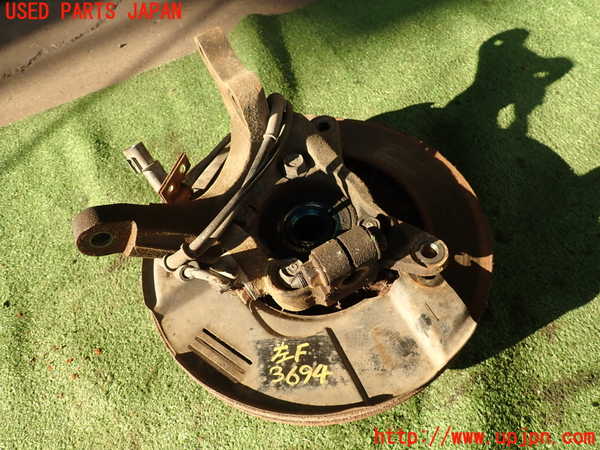 2UPJ-9236944295]ランエボ(CN9A)左フロントナックルハブ 中古_2
