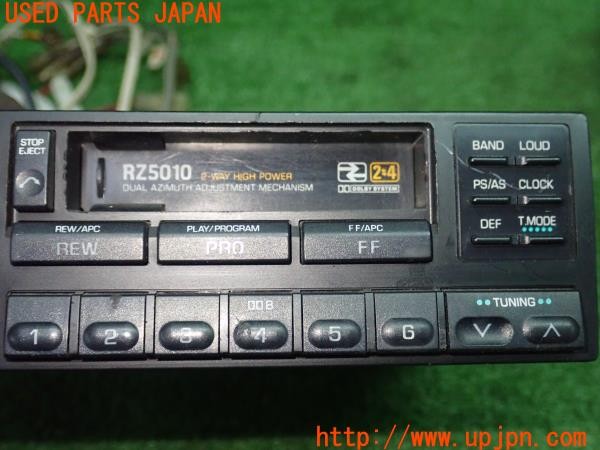 3UPJ=9236950518]MR2(AW11)前期 Clarion クラリオン RZ5010 テープデッキ カセットプレーヤー 1DIN オーディオ 当時物 中古_2