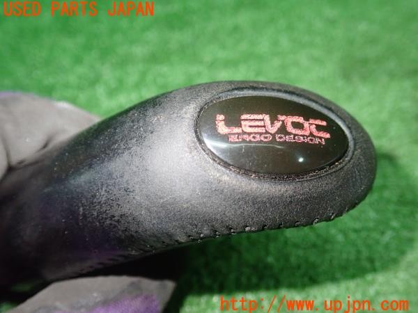 3UPJ=9236950614]MR2(AW11)前期 Levoc レボック レザー巻き シフトノブ 中古_3
