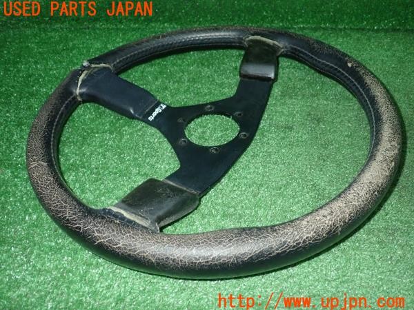 3UPJ=9236950617]MR2(AW11)T-Sports ステアリング 当時物 350mm 中古_3