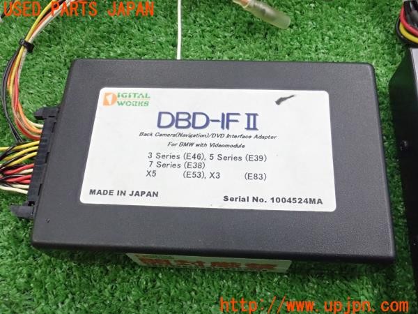 3UPJ=9236970578]BMW X3 xDrive 25i(PC25 E83)後期 Panasonic パナソニック TU-DTX400 地デジチューナー デジタルワークスDBD-IF2付き 中古_5
