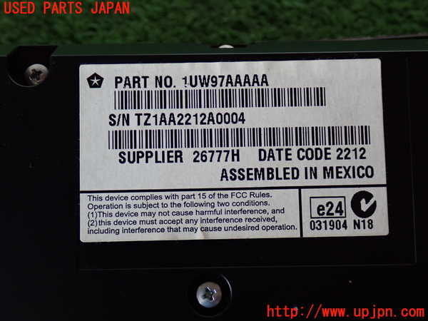 2UPJ-9236996066]クライスラー・300(LX36)エアコンスイッチ1 中古_3
